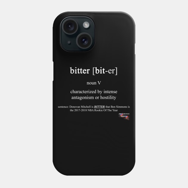 Define: "Bitter" Phone Case by Underground Sports Philadelphia