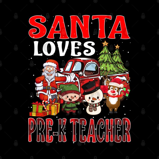 Santa Loves Pre K Teacher by intelus