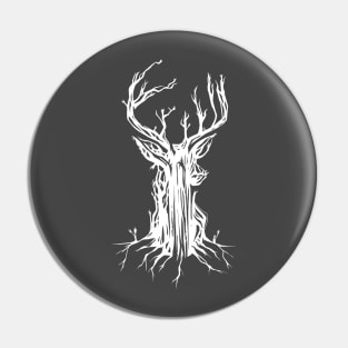 Tree Deer Pin