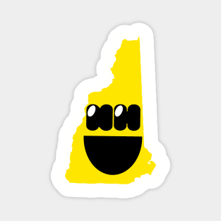 New Hampshire States of Happynes- New Hampshire Smiling Face Magnet