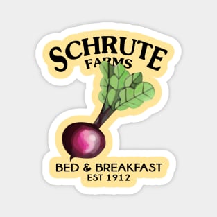 Schrute Farms Bed and Breakfast Art - Eyesasdaggers Magnet