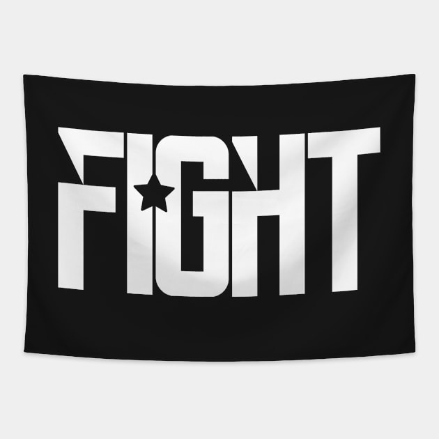 Fight Tapestry by quotysalad