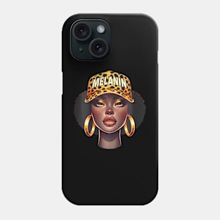 Black History Month African Woman Melanin Phone Case