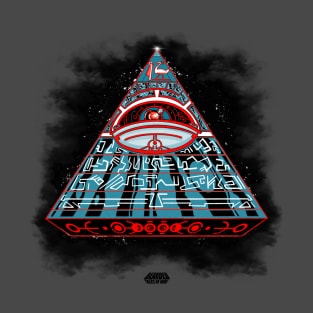 Pyramid Alien Invader T-Shirt