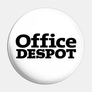 Office Despot black text Pin