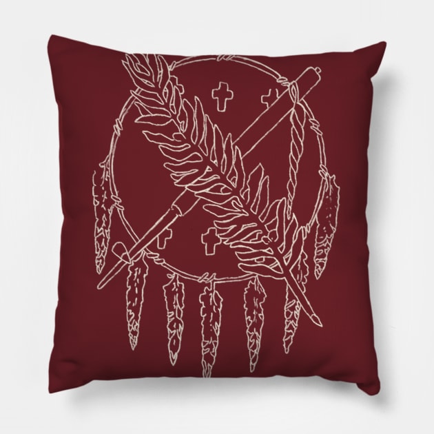 Oklahoma Crest Pillow by teepublic9824@ryanbott.com