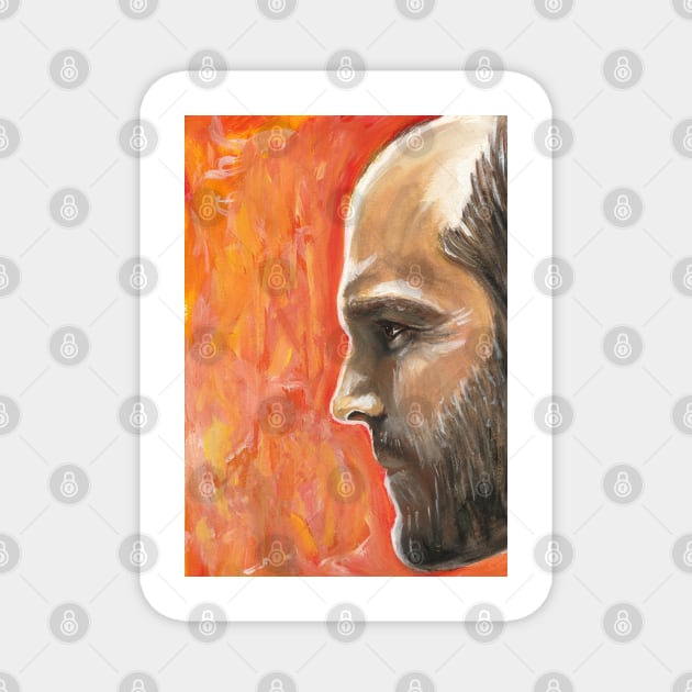 Jason Statham Magnet by Svetlana Pelin