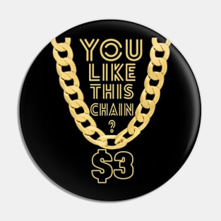 BTS Suga 3 Dollars Chain Pin