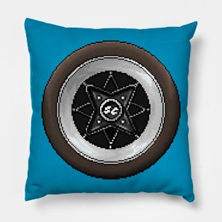 JDM Wheel Pixelart Pillow