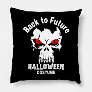 Back to future halloween Skull Pillow