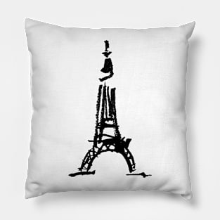 Eiffel Tower SKETCH Pillow