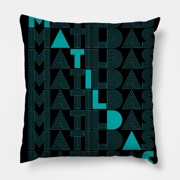 Matildas Pillow by StripTees