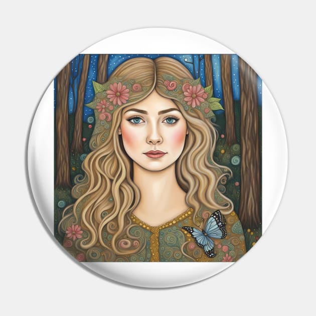 Rosamund Pike as a fairy in the woods Pin by Colin-Bentham