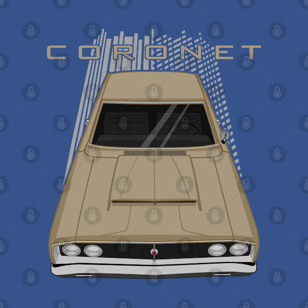 Disover Dodge Coronet 1968 - gold - Dodge Coronet 1968 Gold - T-Shirt