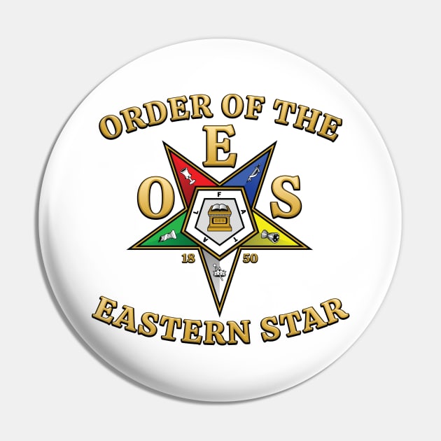 OES Emblem Order Of The Eastern Star Pin by Master Mason Made