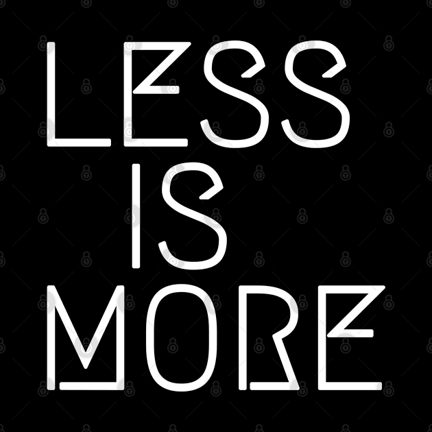 Less is more by maryamazhar7654