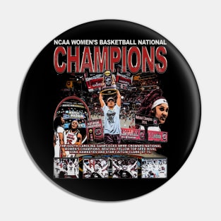 South Carolina Women's Basketball 2024 National Champions Pin