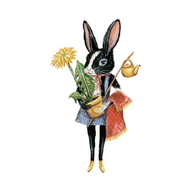 Milly the black and white rabbit by KayleighRadcliffe