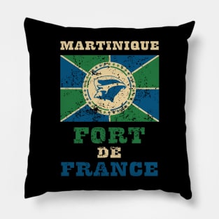 Flag of Martinique Pillow