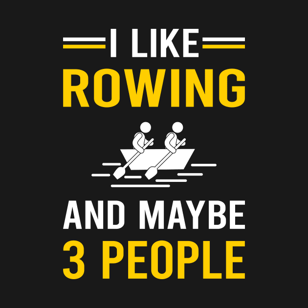 3 People Rowing Row Rower by Good Day