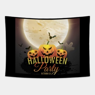 Halloween Party Tapestry
