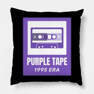 purple tape 1995 era Pillow