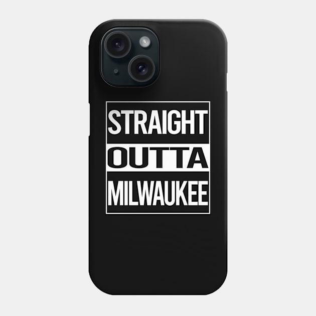 Straight Outta Milwaukee Phone Case by Atlas Skate