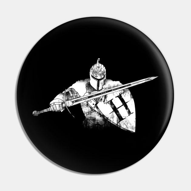 Dark Souls 2 - White KNIGHT Pin by 666hughes