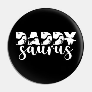 Daddysaurus T-Rex Dinosaur Daddy Saurus Family Matching Pin