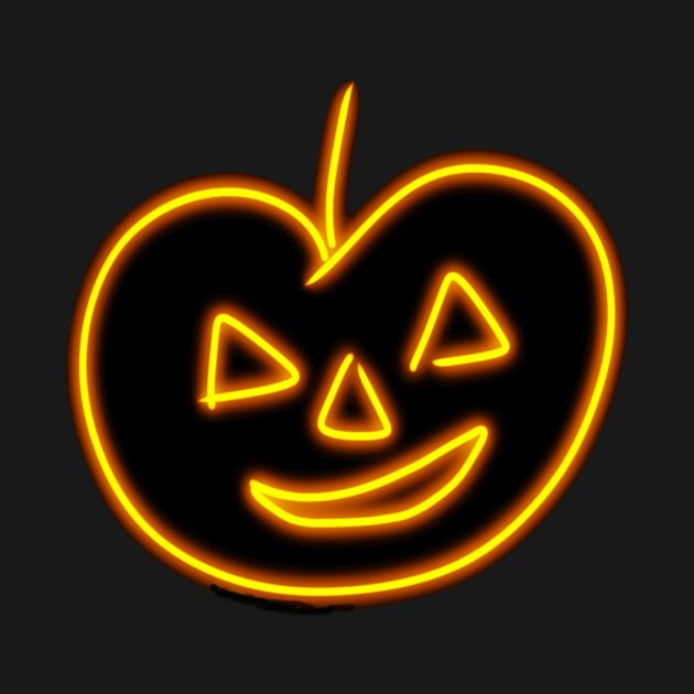 Halloween Pumpkin Simple Drawing by Klssaginaw