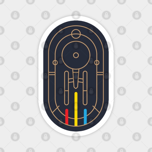 Boldly Go Magnet by BadBox