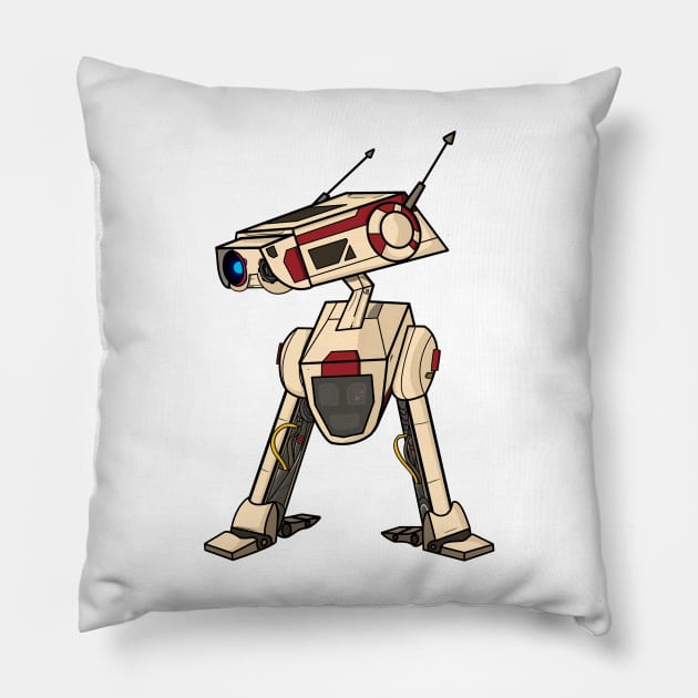 Droid BD-1 Pillow by TeeDraw