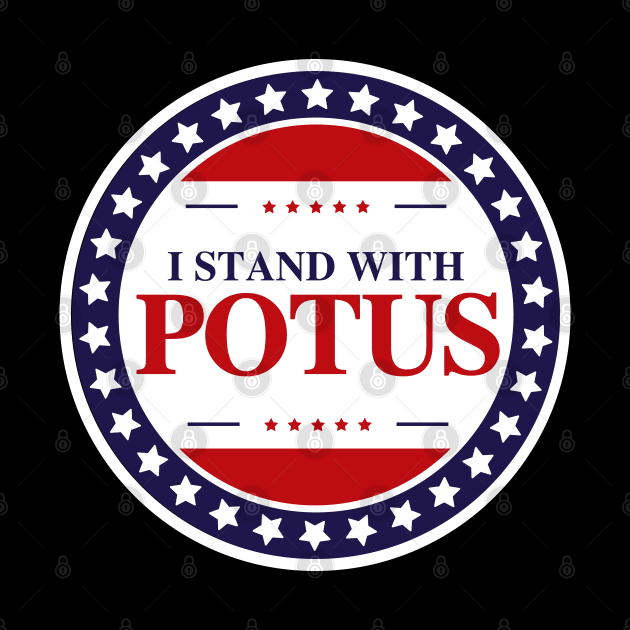 i stand with POTUS badge by Coron na na 