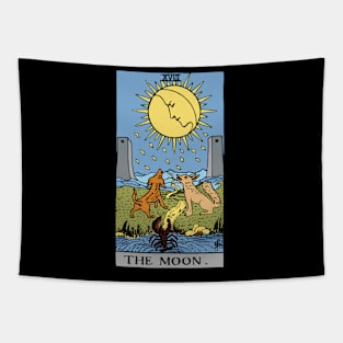 The Moon Tarot Card Rider Waite Tapestry