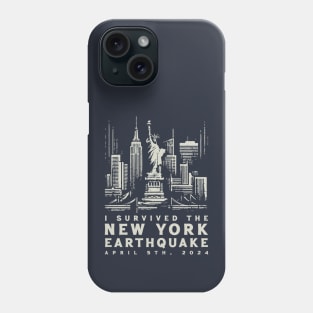 I Survived The New York Earthquake Phone Case