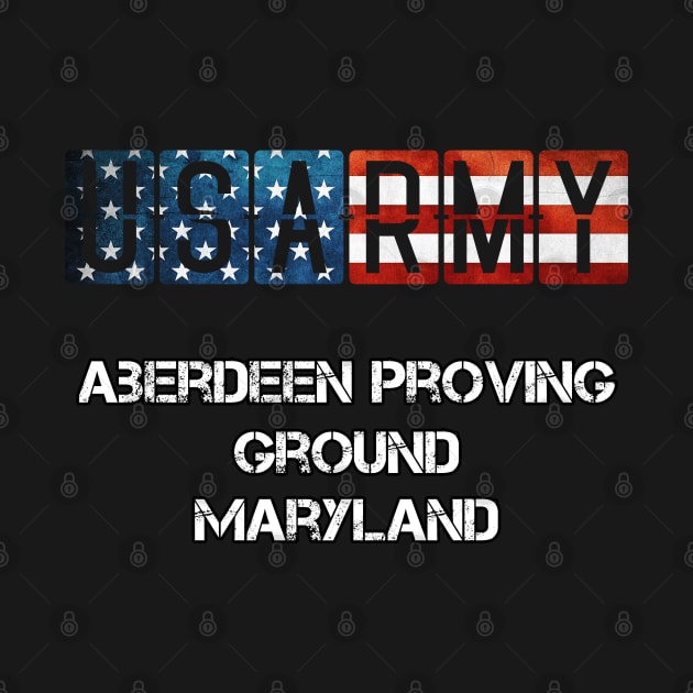 Aberdeen Proving Ground Maryland US Flag Army by Storeology