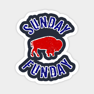 Buffalo Football Sunday Funday Magnet