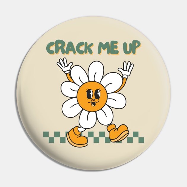 Retro Vibes: Crack Me Up Edition Pin by Calypsosky