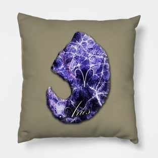 Zodiac Stone - Aries Pillow