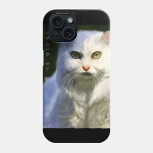 Persian Cat - Black Phone Case