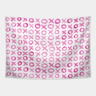 Xoxo valentine's day - pink Tapestry