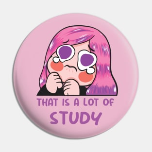 that is a lot of study Pin