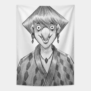 Silly face Tapestry