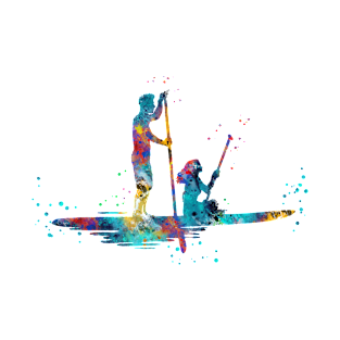 Paddle boarder couple T-Shirt