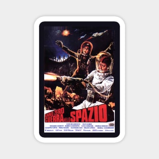 Vintage Science Fiction Movie Poster - Battle in the Stars Magnet