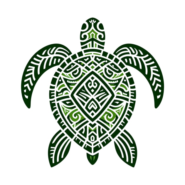 Tribal Sea Turtle by JohnTy