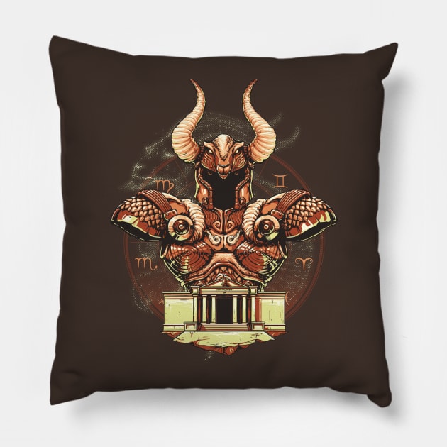 Capricorn Pillow by Rodrigo_Gafa