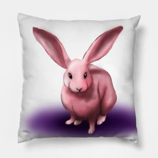 Pink Rabbit Pillow