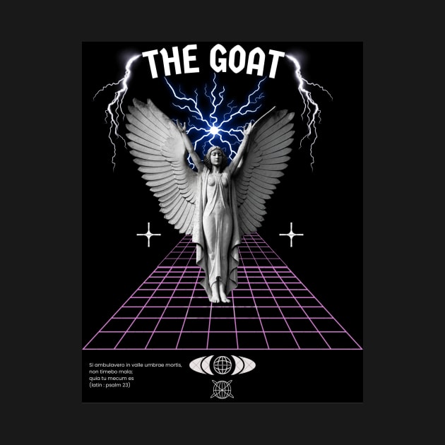 The Goats Angel Lightning Faith Statue by Artisan Design 