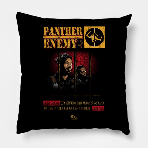 Panther Enemy Pillow by PrimePremne